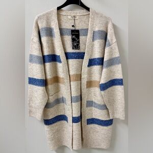 Cozy Striped Cardigan - OS